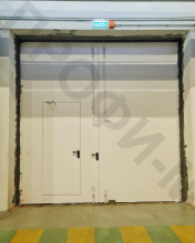 Ворота распашные промышленные