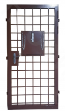 Дверь решетчатая с окном