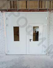 Ворота с остеклением противопожарные EI-60