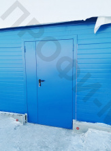 Дверь полуторная металлическая