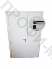 Дверь с ручкой хром противопожарная ДПМ EI-60