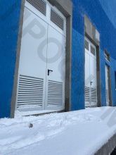 Дверь с вентиляционной решеткой для КТП