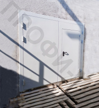 Ворота с калиткой металлические